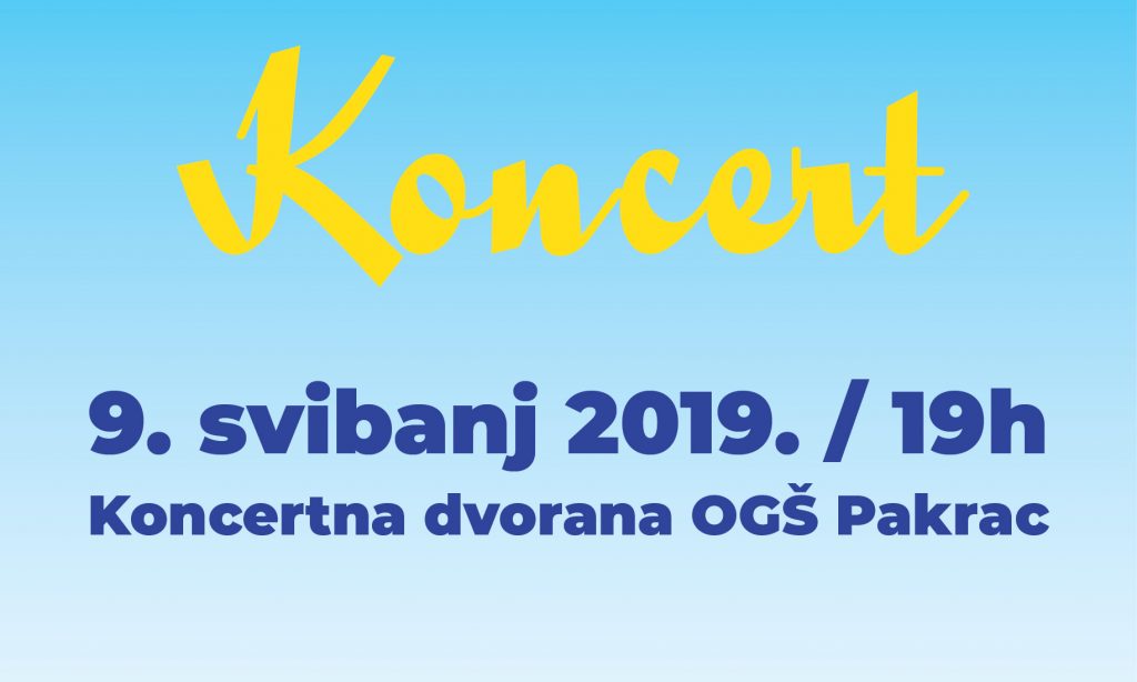 OGŠ PAKRAC Koncert povodom Dana Europe