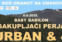 NEMOŠ OMANUT NA OMANOVCU Ispraćaj ljeta 6. rujna uz koncert Damira Urbana