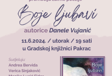 GRADSKA KNJIŽNICA Promocija zbirke poezije Danele Vujanić