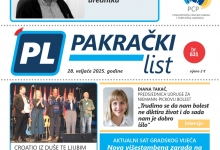 DANAS U PRODAJI Novi broj Pakračkog lista