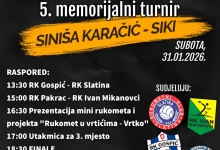 Održava se 5. memorijalni rukometni turnir u Pakracu „Siniša Karačić – Siki“