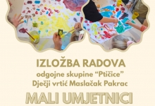 SPAHIJSKOM PODRUM Sutra otvorenje izložbe vrtićkih „Malih umjetnika“