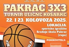 Počinje 3. PAKRAC 3x3 turnir ulične košarke!