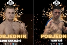 DOBAR POSAO U VUKOVARU Pobjede Krajačića i Kiša na velikom MMA eventu