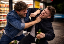 Pijani Kung Fu ispred trgovine u Pakracu