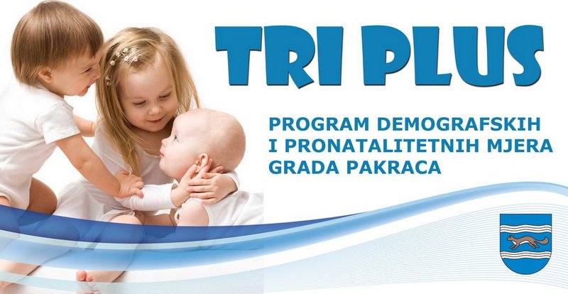 GRAD PAKRAC Javni poziv za program „Tri plus“