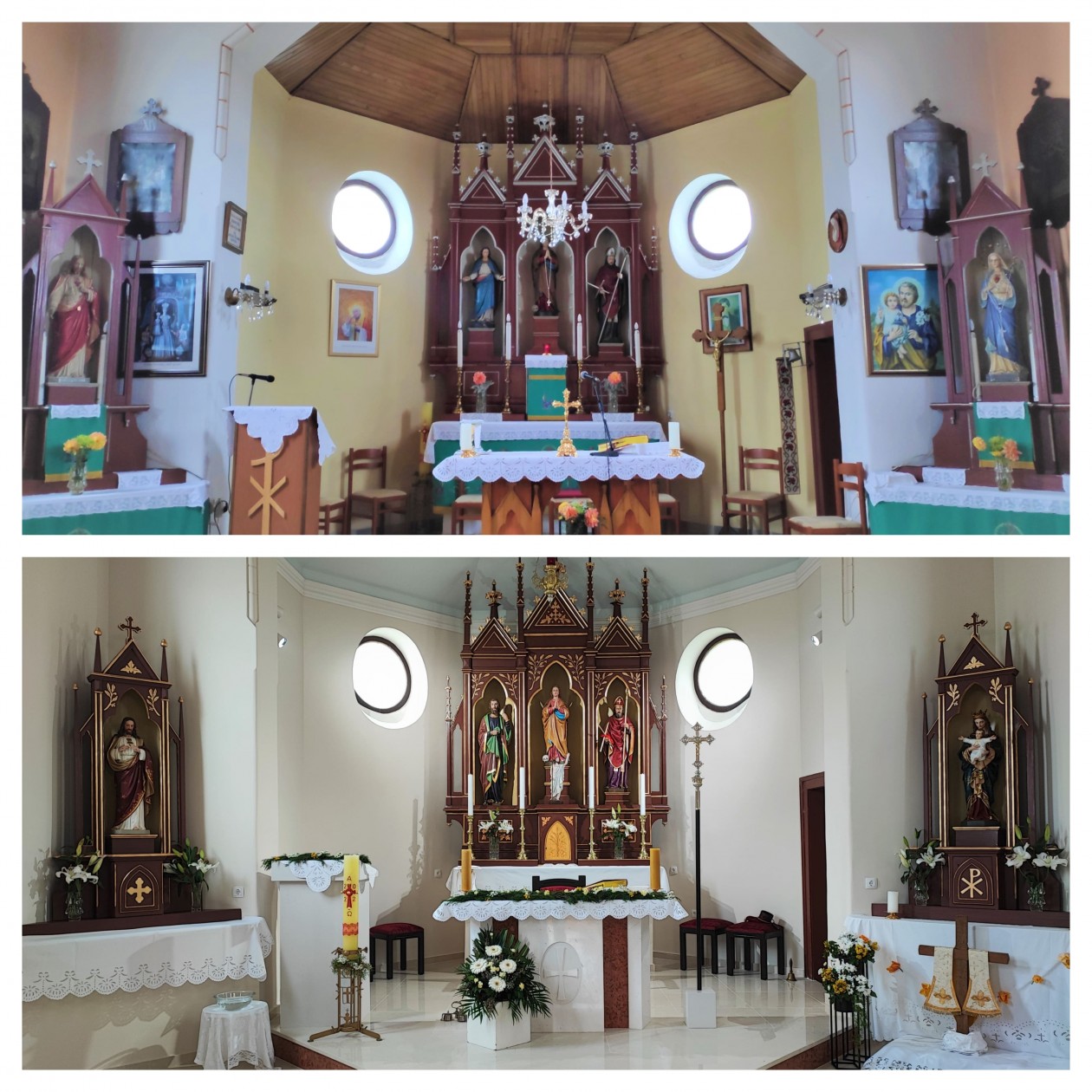 ŽUPA SV. MARIJE MAGDALENE Obnovljena unutrašnjost župne crkve u Donjoj Obriježi   