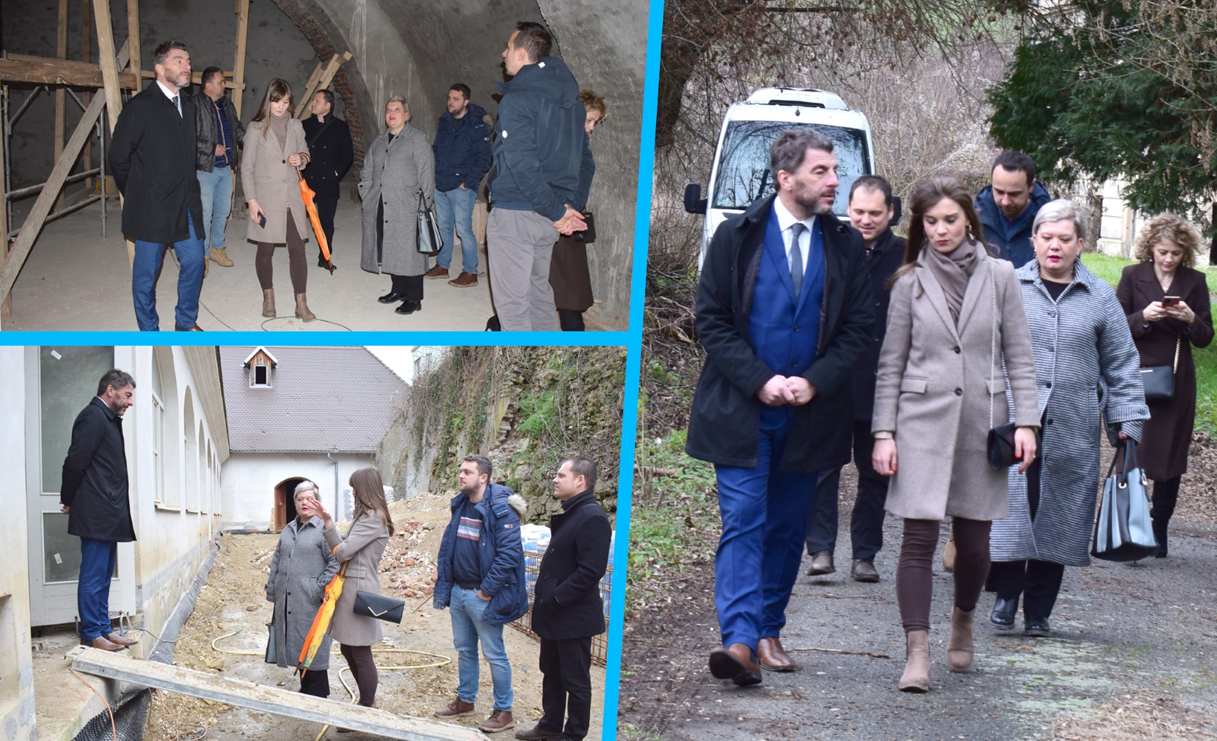RADNI POSJET: D. Jelić i gradska delegacija obišli Spahijski i objekt Prve Zemaljske umobolnice