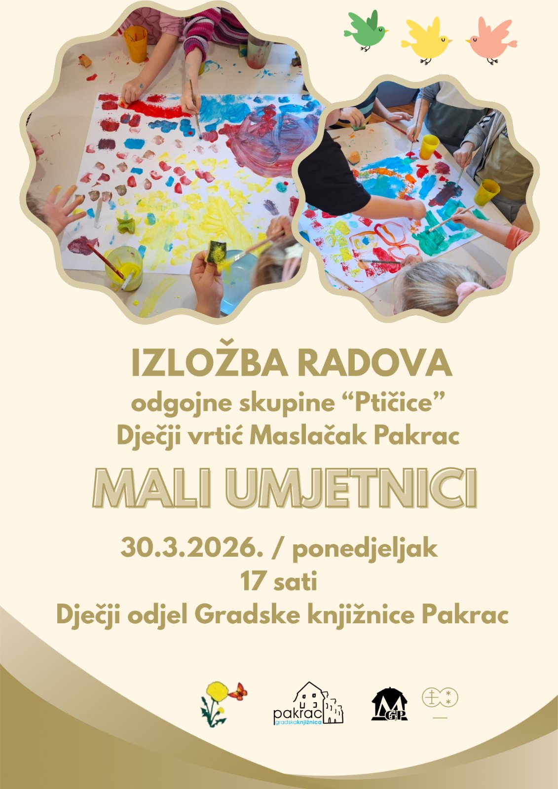 mali umjetnici plakat