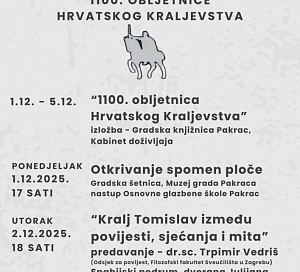 1100. obljetnica Hrvatskog Kraljevstva plakat