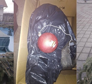 razbijeni ukrasi u prekopakri