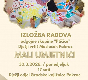 mali umjetnici plakat