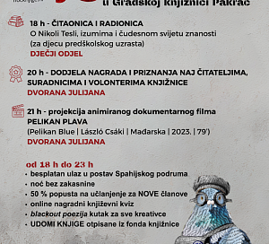 Noc knjige 2026. 70 x 100 cm