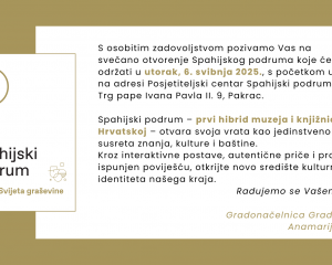 GRAD PAKRAC Svečano otvorenje Spahijskog podruma