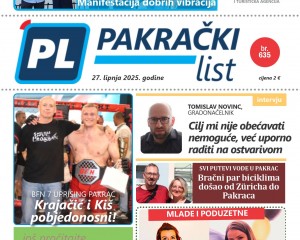 DANAS U PRODAJI Novi broj Pakračkog lista