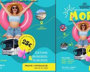 JEDNODNEVNI IZLET NA MORE 9. i 10. kolovoza autobusom iz Pakraca do Crikvenice, Selca i Novog Vinodolskog