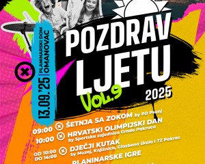 POZDRAV LJETU U subotu 13. rujna na Omanovcu sadržaji za djecu i mlade