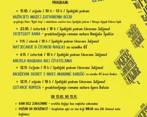 MJESEC HRVATSKE KNJIGE Raznolik program od 15. listopada do 15. studenog