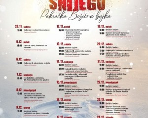 ZAPOČELA BLAGDANSKA MANIFESTACIJA „TRAGOVI U SNIJEGU – PAKRAČKA BOŽIĆNA BAJKA“