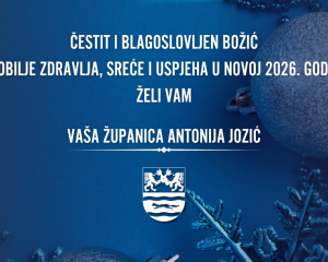 Božićna i novogodišnja čestitka županice Antonije Jozić