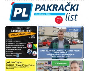 OD DANAS U PRODAJI Novi broj Pakračkog lista 641
