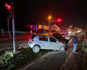 Prometna nesreća na raskrižju Lipičke ulice i Tabor