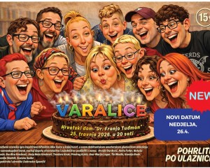 PREDSTAVA „VARALICE“ Premijera rasprodana! Predstava igra i u nedjelju 26. travnja!