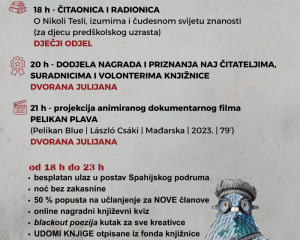 U ČETVRTAK 23. TRAVNJA „Noć knjige“ prvi put u Spahijskom podrumu