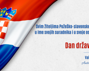 Čestitka županice Jozić povodom Dana državnosti 