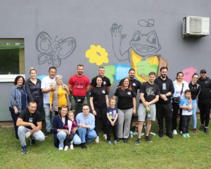 DJEČJI DAN Žabac, leptir i bubamara novi stanovnici vrtićkog zida