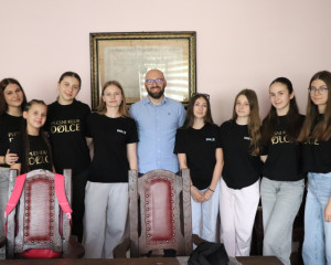PLESNI KLUB „DOLCE“ KOD GRADONAČELNIKA Nastup za kraj uspješne sezone 