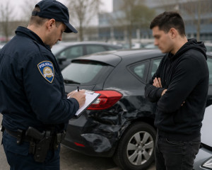 PROMETNA NESREĆA U LIPIKU Bijeg 23-godišnjaka okončali policijski službenici
