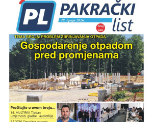 DANAS U PRODAJI Novi 646. broj „Pakračkog lista