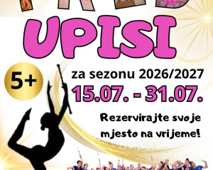 Predupisi u Mažoretkinje Grada Pakraca