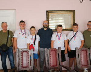 Prijem državnih brončanih kadeta ŠRD-a 
