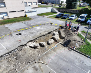 NOVI ARHEOLOŠKI NALAZ! Kod zgrade policije otkriveni ostaci cilindrične kule!!!