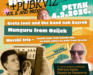 U PETAK 4. RUJNA Koncerti i pub kviz na Omanovcu
