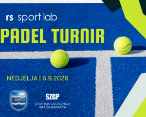 SZGP Prijave za padel turnir u Sportsko-rekreacijskom centru