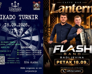 PIKADO TURNIR U LANTERNU U tijeku prijave, nakon turnira živa glazba