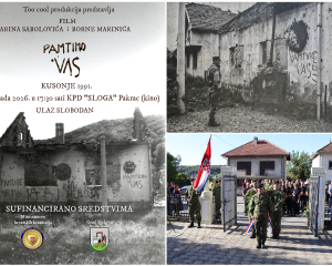 „PAMTIMO VAS – KUSONJE 1991.” Projekcija dokumentarnog filma u Pakracu 